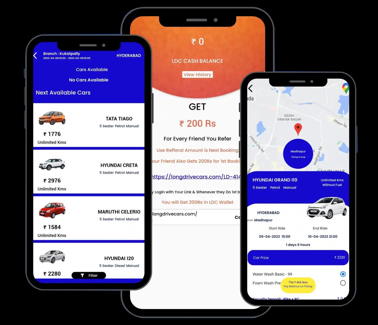 Long Drive Cars app